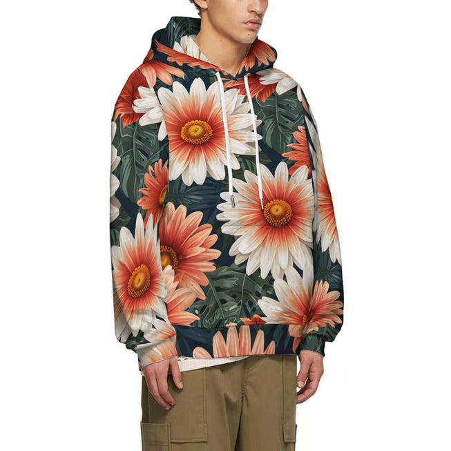 Daisy Pattern Adult Hoodie