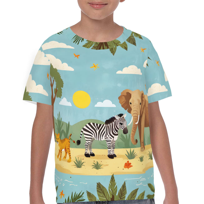 Kids - Safari Adventure Mesh Short Sleeve T-Shirt