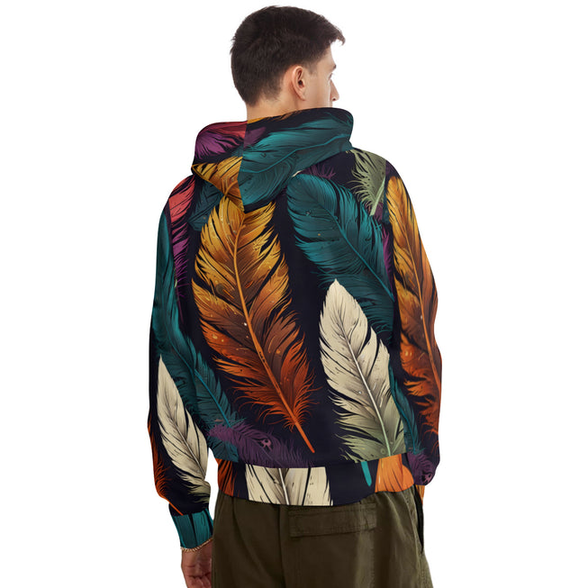 Elegant Feathers Adult Hoodie