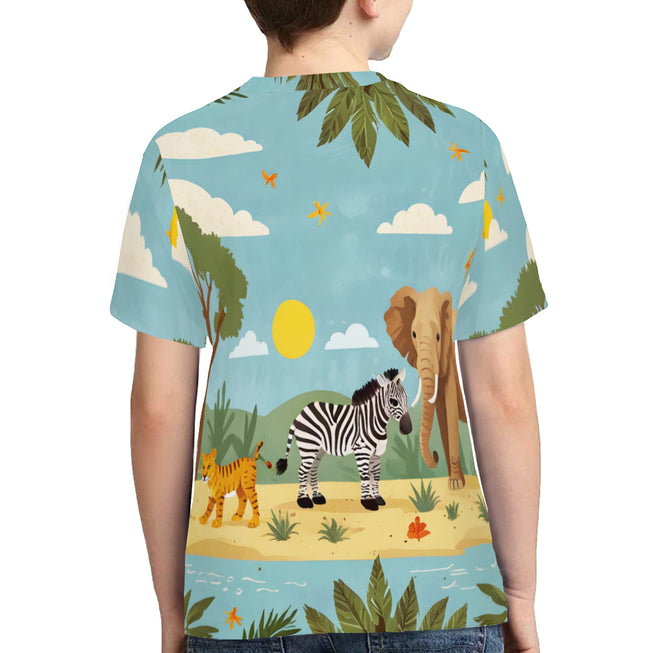 Kids - Safari Adventure Mesh Short Sleeve T-Shirt