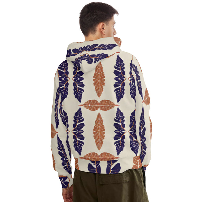 Tropical Leaf Adult Hoodie