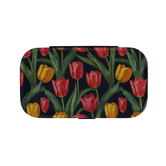 Tulip Pattern Personalized Portable Jewelry Box