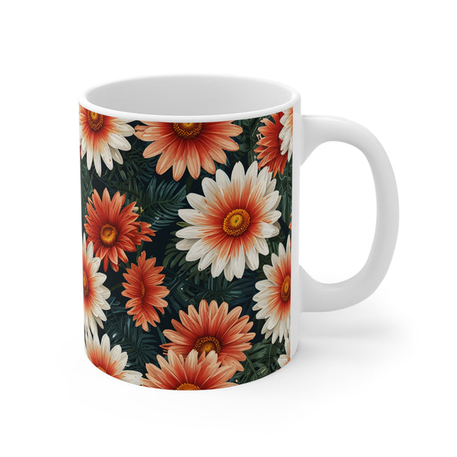 Flower Pattern Mug 11oz