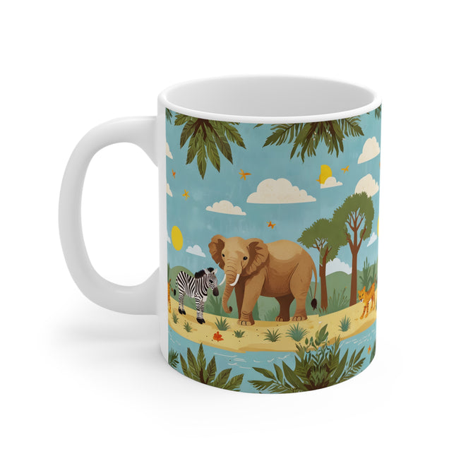 Safari Elephant Mug 11oz