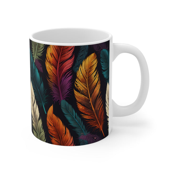 Elegant Feathers Mug 11oz