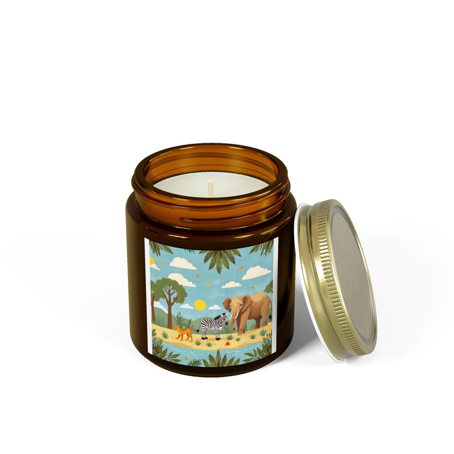 Safari Scented Coconut Apricot Candles (4oz, 9oz)