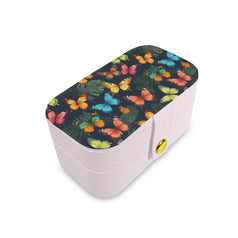 Tropical Butterfly Personalized Portable Jewelry Box