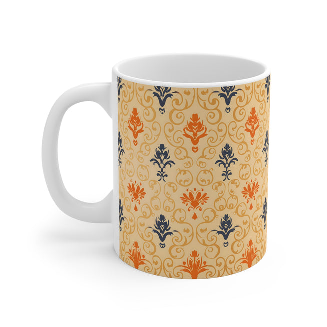 Floral Pattern Mug 11oz