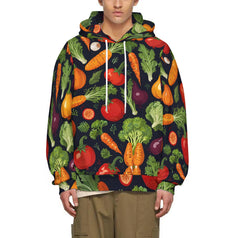 Veggies Pattern Adult Hoodie