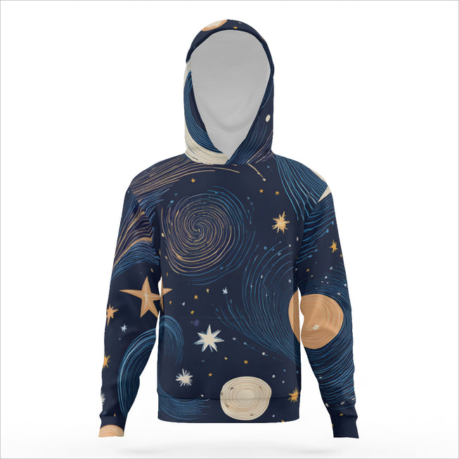 Kids - Galaxy Patterns Lightweight Hoodie