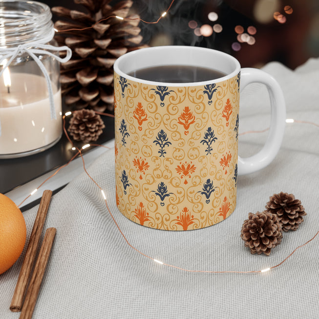 Floral Pattern Mug 11oz