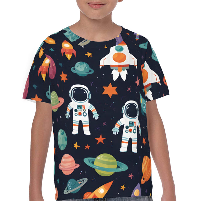 Kids - Astronaut Dreams Mesh Short Sleeve T-Shirt