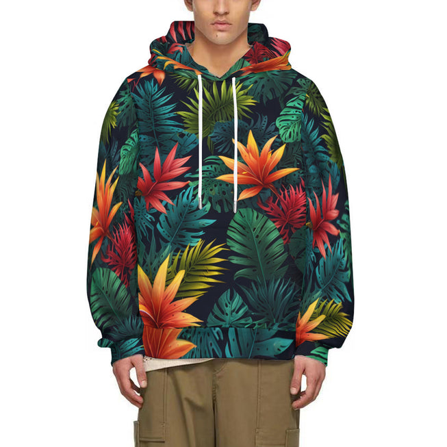 Tropical Pattern Adult Hoodie