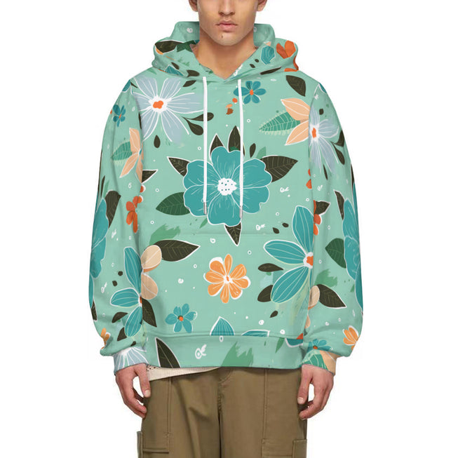 Floral Seamless Pattern Adult Hoodie