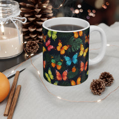 Butterfly Pattern Mug 11oz