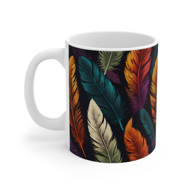 Elegant Feathers Mug 11oz