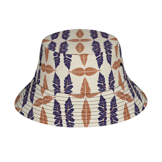 Tropical Leaf Double-Sided Unisex Polyester Bucket Hat