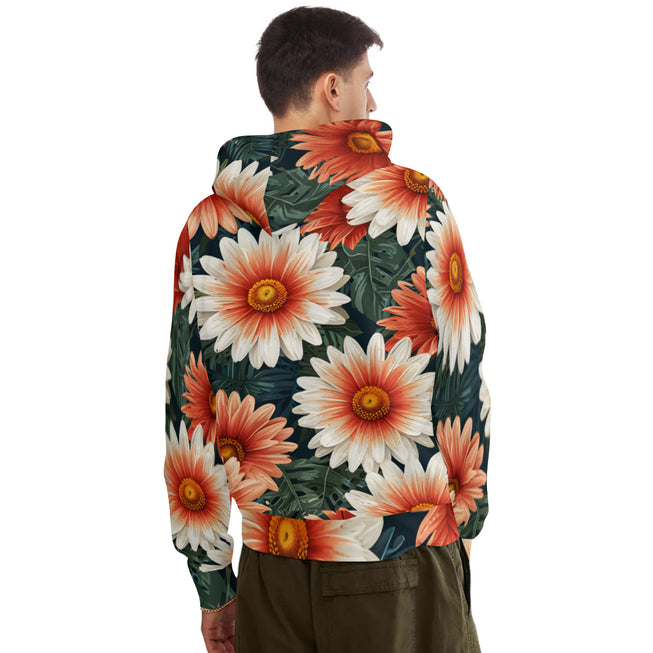 Daisy Pattern Adult Hoodie