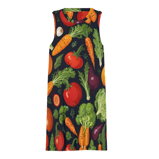 Veggies Pattern Women's Casual Dress