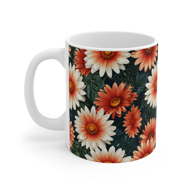 Flower Pattern Mug 11oz