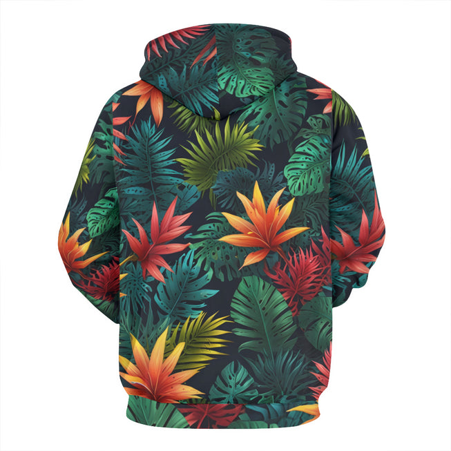 Tropical Pattern Adult Hoodie