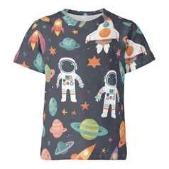 Kids - Astronaut Dreams Mesh Short Sleeve T-Shirt