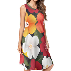 Floral Pattern Women's Casual Dress