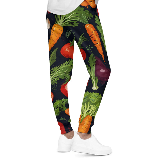 Veggies Pattern Men's Adult Hoodie Set