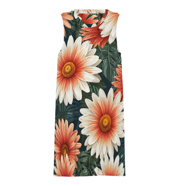 Daisy Pattern Women's Casual Dress