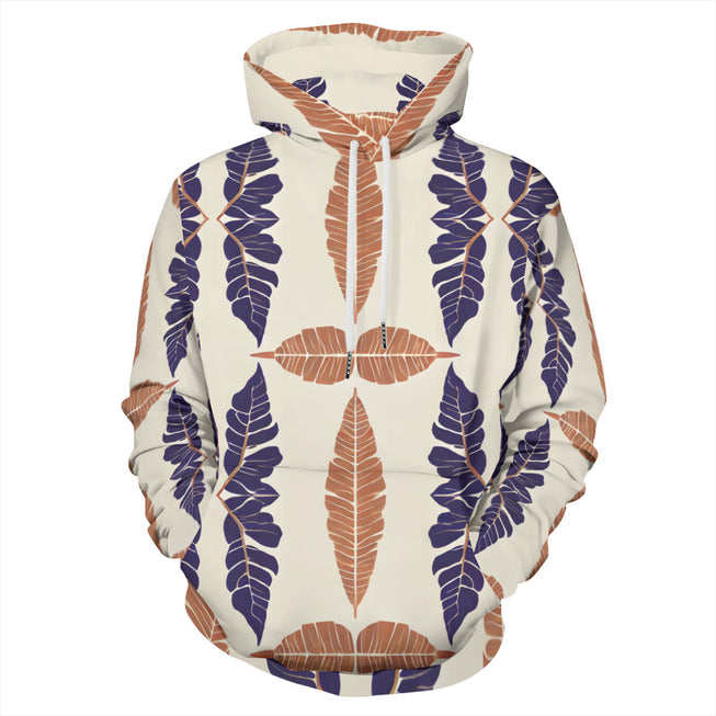 Tropical Leaf Adult Hoodie