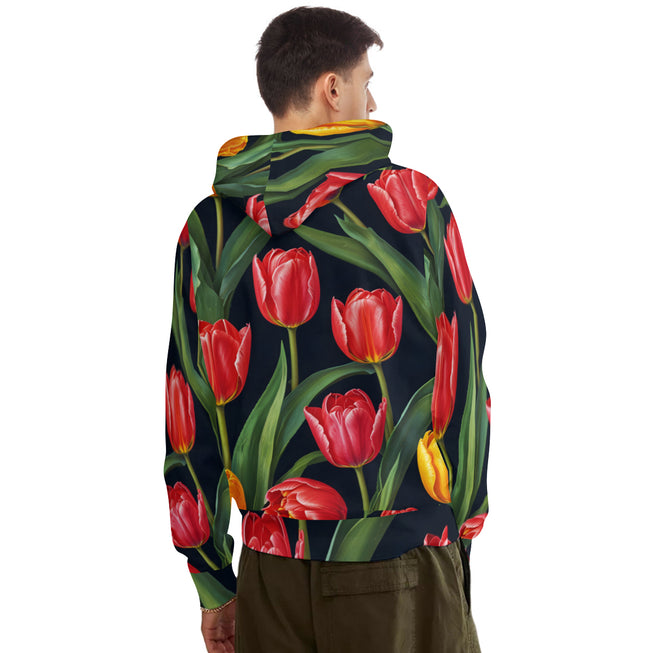 Tulip Pattern Adult Hoodie