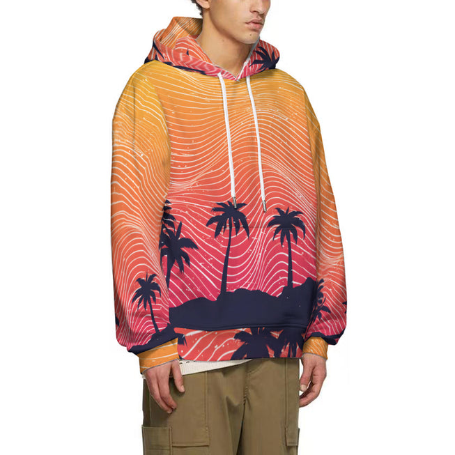 Sunset Pattern Adult Hoodie