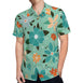 Floral Seamless Pattern Men's Casual Short-Sleeved Shirt