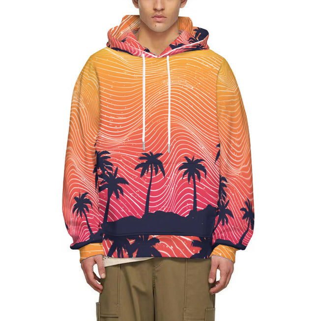 Sunset Pattern Adult Hoodie