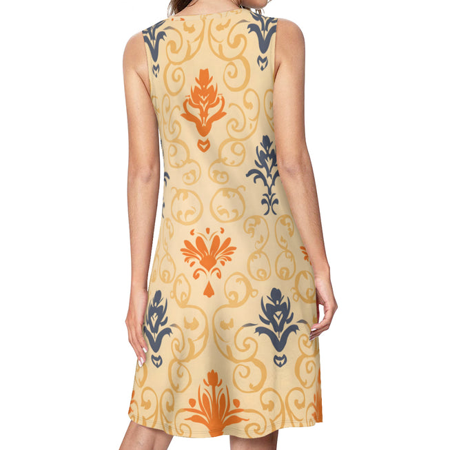 Abstract Pattern Women's Casual Dress