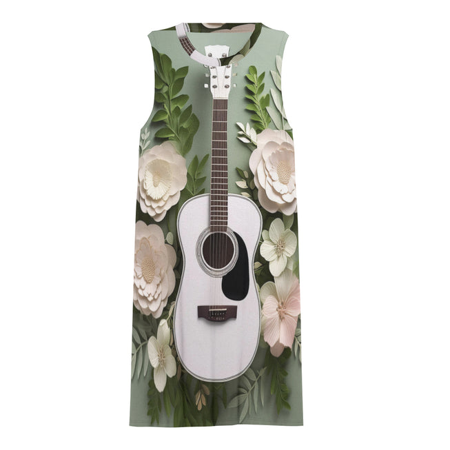 Floral Guitar Women's Casual Dress