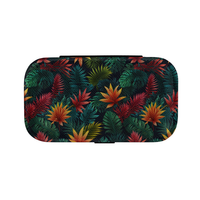 Tropical Pattern Personalized Portable Jewelry Box