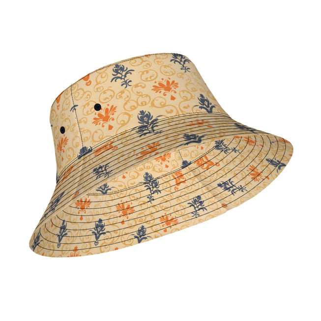 Abstract Pattern Double-Sided Unisex Polyester Bucket Hut