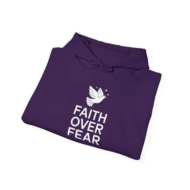 Faith Over Fear Unisex Heavy Blend™ Hooded Sweatshirt