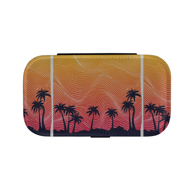 Sunset Pattern Personalized Portable Jewelry Box