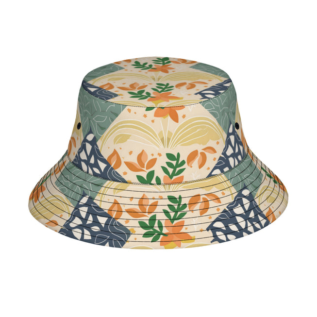 Abstract Inspired Pattern Double-Sided Unisex Polyester Bucket Hat