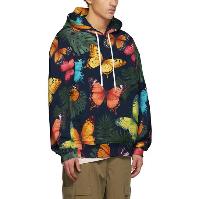 Tropical Butterfly Adult Hoodie