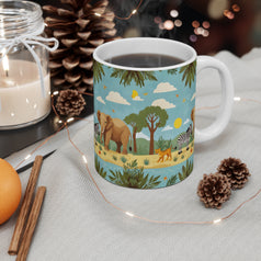 Safari Elephant Mug 11oz