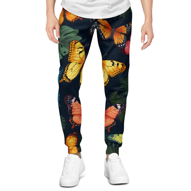 Tropical Butterfly Men's Adult Hoodie Set