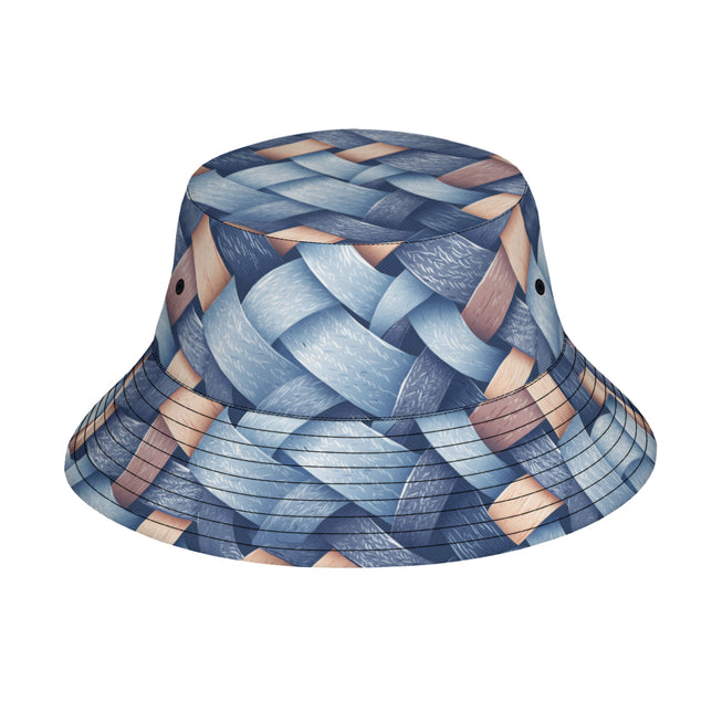 Denim Design Double-Sided Polyester Unisex Bucket Hat