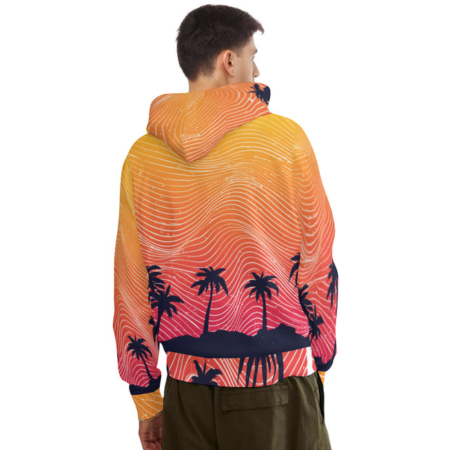 Sunset Pattern Adult Hoodie