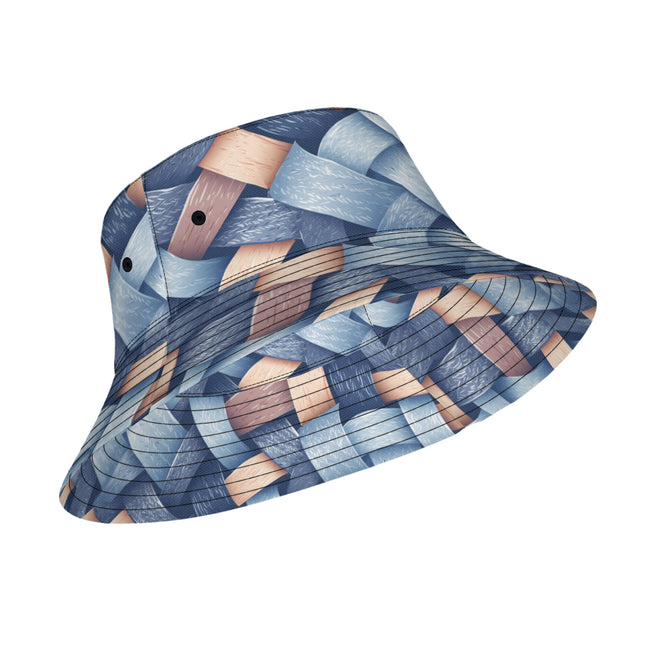 Denim Design Double-Sided Polyester Unisex Bucket Hat