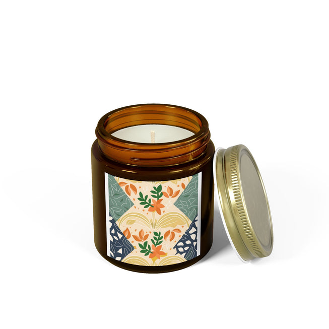 Abstract Inspired Scented Coconut Apricot Candles (4oz, 9oz)