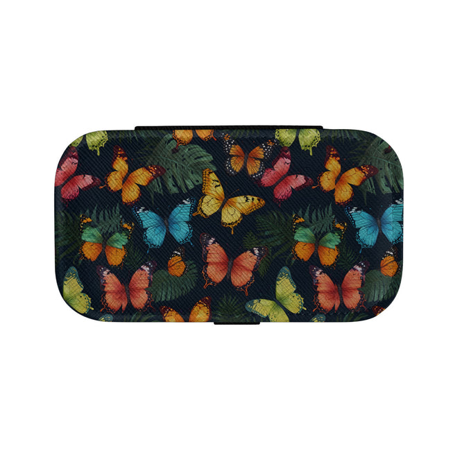 Tropical Butterfly Personalized Portable Jewelry Box