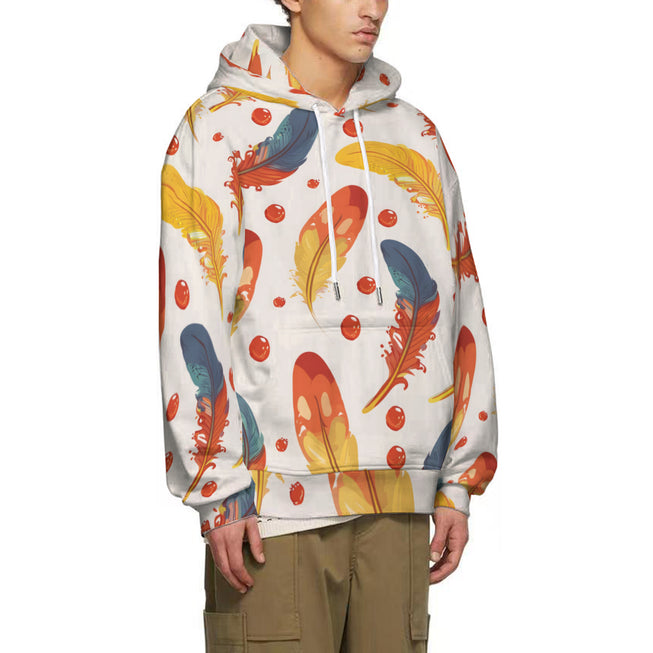 Vibrant Feathers Adult Hoodie